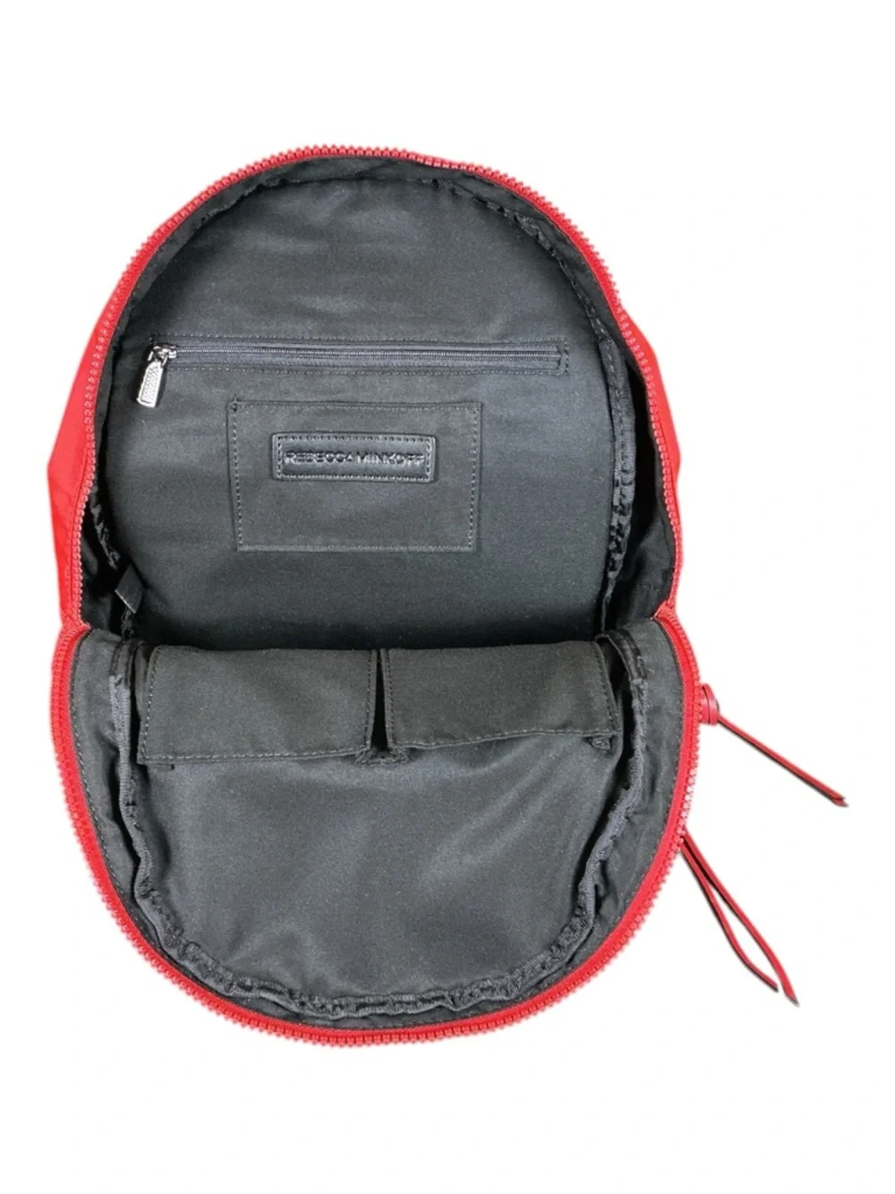 Rebecca Minkoff Backpack Red Nylon Gorpcore Utility Minimalist Streetwear NWT
